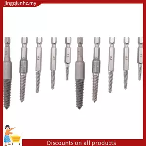 Bộ chiết xuất, Bộ chiết xuất 10 chiếc, Bộ chiết xuất gãy chuôi lục giác 1 / 4 inch, Bộ mũi loại bỏ & vắt