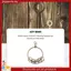 Tông Màu Đồng Carabiner Tù Nhân Móc Khóa 10 Vòng Móc Chìa Khóa 7.6cm