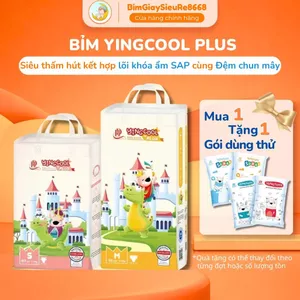 Combo Bỉm YINGCOOL PLUS FULL SIZE mỏng nhẹ siêu thấm hút an toàn, chính hãng!