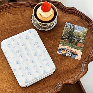 Gương trang điểm gấp gấu Rilakkuma nhiều màu, gương mini kawaii bỏ túi xách