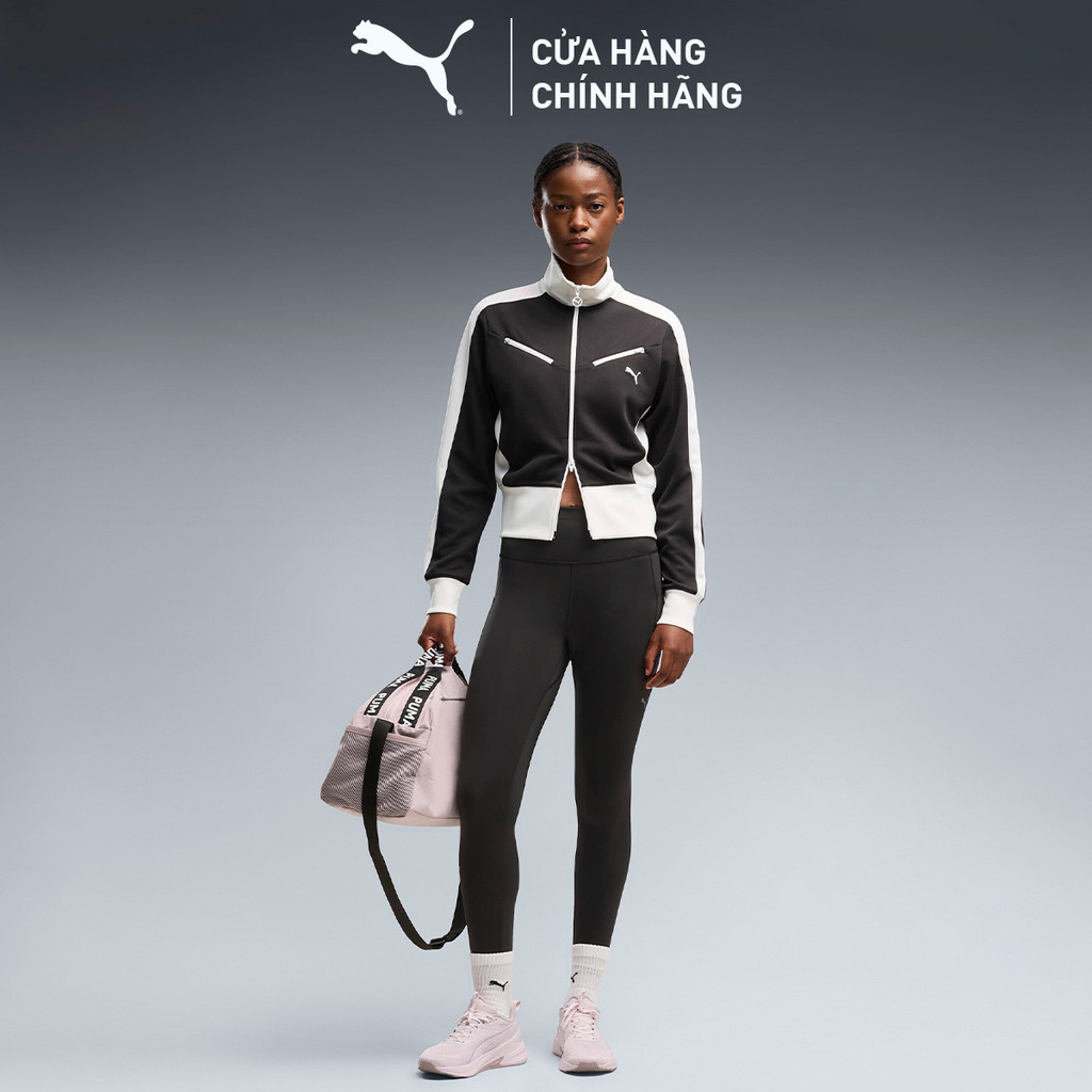 Quần Dài Thể Thao Tập Luyện PUMA Nữ W PWRMODE 7/8TH TIGHT Black Màu Đen