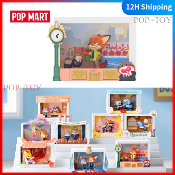 POPMART Disney Zootopia Highlight Moment Series Blind Box Cute Figures pop mart blind box figures gift đồ chơi búp bê quà tặng