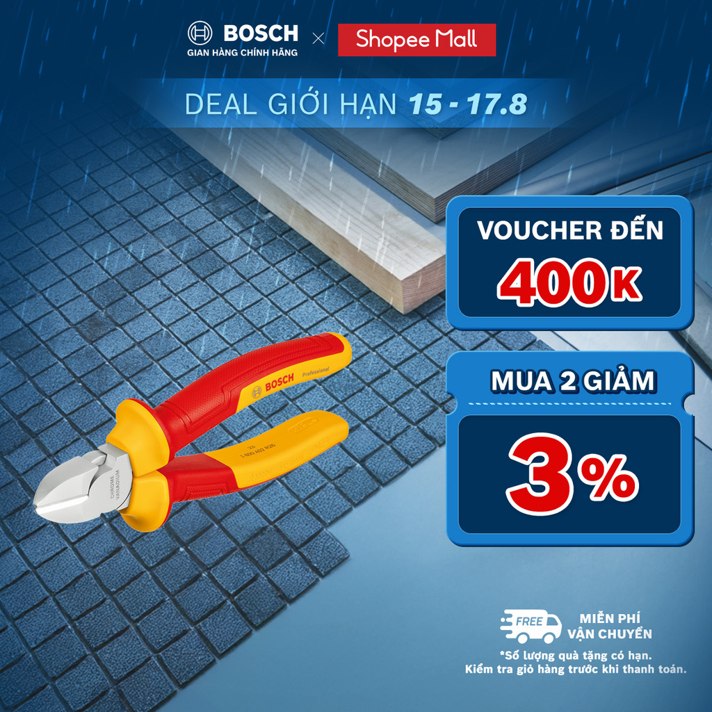 Kềm cách điện VDE Bosch