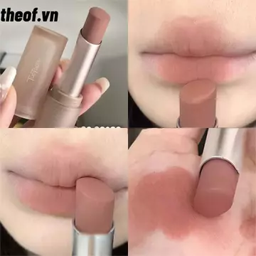 Son Môi Nhung Mờ THEOF, Son Tint Son Chống Thấm Nước Lâu Dài, 6 Màu Chống Dính Cốc Khỏa Thân Mai Son Bóng Nữ