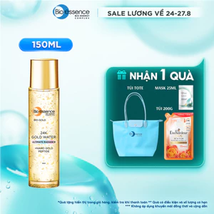 Nước dưỡng ngăn ngừa lão hóa Bio-Essence Bio-Gold Bio-Essence Gold chiết xuất vàng 24k 150ml