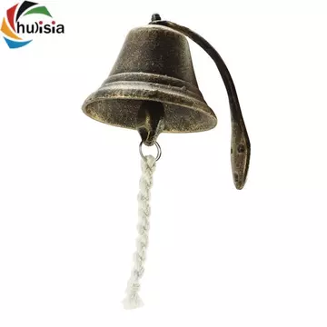 Chuông Cửa Gang Chuông Cửa Treo Tường Chuông Cửa Treo Bữa Tối Chuông Cửa Vào Chuông Hạng Nặng Kim Loại Bền Xây Dựng Nhìn Rõ Ràng Âm Thanh Suita
