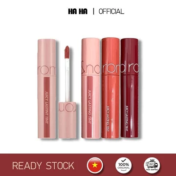 Son kem bóng rom&nd Juicy Lasting Tint 5.5g, nhiều màu, bền màu, không dính, dưỡng ẩm môi căng mọng 1