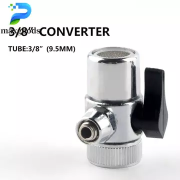 MAXGOODS Van Một Cắt Chuyển Đổi Phụ Kiện Lọc Nước Máy Lọc Nước Hợp Kim Vòi Phụ Kiện Adapter