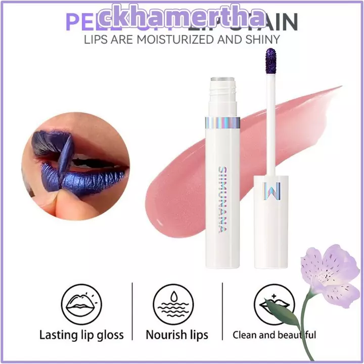 CKHAMPH Lip Stain Tint, Hình xăm lột da lâu trôi bằng kim loại, Son môi chống thấm nước sử dụng hàng ngày