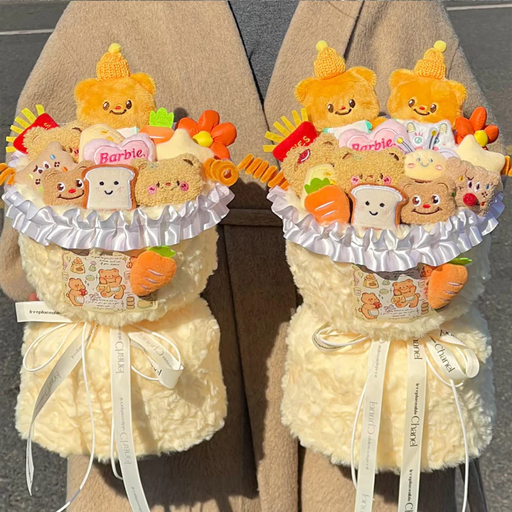 🔥Bouquet gấu bông tặng bạn gái Làm Quà Tặng Bạn Gái Quà Tặng Trung Thu Bó Hoa Gấu Bông Quà Tặng Sinh Nhật Bé Gái Gấu Bơ Búp Bê Bó Hoa Sáng Tạo Bạn Gái Cao Cấp Sáng Tạo Quà Tặng Ngày Nhà Giáo Cho Bạn G