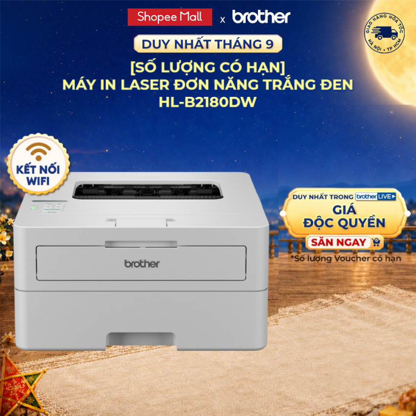 [Số lượng có hạn] Máy in laser đơn năng Brother HL-B2180DW | BigBuy360 - bigbuy360.vn