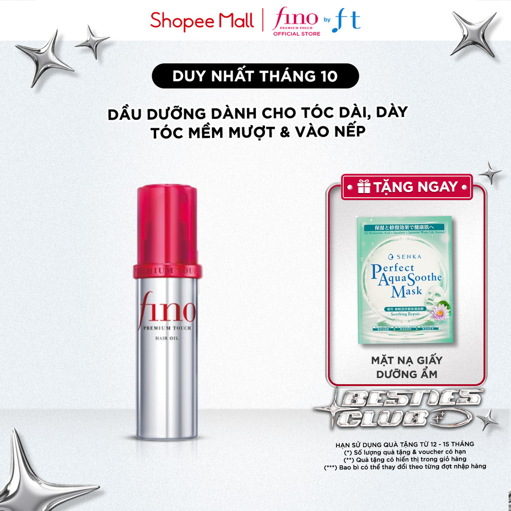 DẦU DƯỠNG TÓC CAO CẤP FINO PREMIUM TOUCH HAIR OIL B 70ml