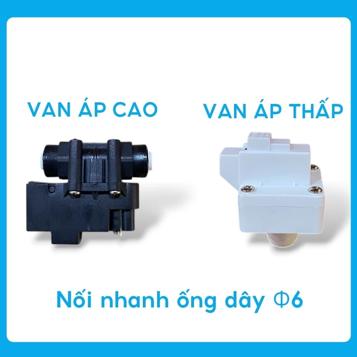 Van áp cao - van áp thấp máy lọc nước RO