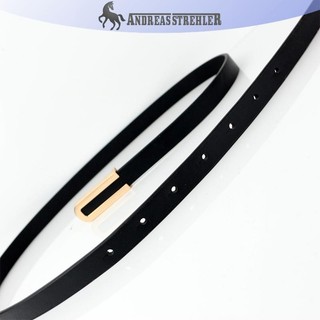 Onetimingfine Nữ Thắt Lưng Tối Giản Khóa Pin Da Mỏng Thắt Lưng Nữ Thắt Lưng Cho Quần Jean Váy Quần VN