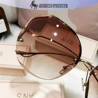 Onetimingfine 2021 Thời Trang Gradient Nữ Đại Dương Cắt Nước Viền Ống Kính Chống Nắng NữUV400 VN