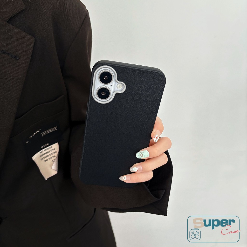 Ốp Lưng Tương Thích Cho iPhone 11 13 15 16 12 14 Pro Max 14 16 15 13 12 Pro XR X XS Max Thời Trang Sang Trọng Đơn Giản Kẹo Morandi Màu Da Họa Tiết Bìa Mềm