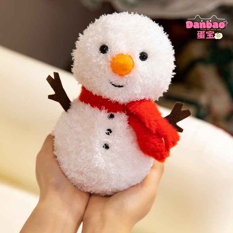 ((DANBAO) Kích thước nhỏ Giáng sinh Bạn bè Đồ chơi sang trọng Búp bê cây thông Noel dễ thương Santa Nai sừng tấm Người tuyết Chất liệu Quà tặng mềm cho bạn bè Quà tặng Giáng sinh Đồ chơi DANBAO