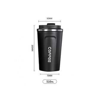 Ly giữ nhiệt Coffee 510ml, inox 304, có nắp đậy