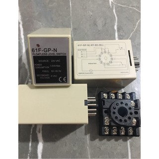 Rơle mực nước điều khiển cấp độ chất lỏng hoàn toàn mới 61F-GP-N 220VAC 110VAC với bảo hành chất lượng cơ bản trong một năm