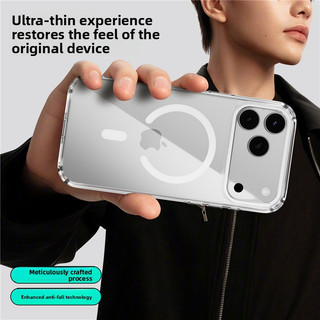 Ốp điện thoại kinh doanh từ tính mạnh hình tròn đầy màu sắc cổ điển cho iPhone 17 16 15 14 13 Pro Max