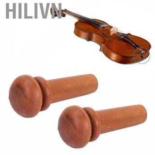 hilivn Phụ kiện nhạc cụ bằng gỗ táo tàu cao cấp đuôi đàn violin Endpin dành cho người chơi (Đen có mắt cá)