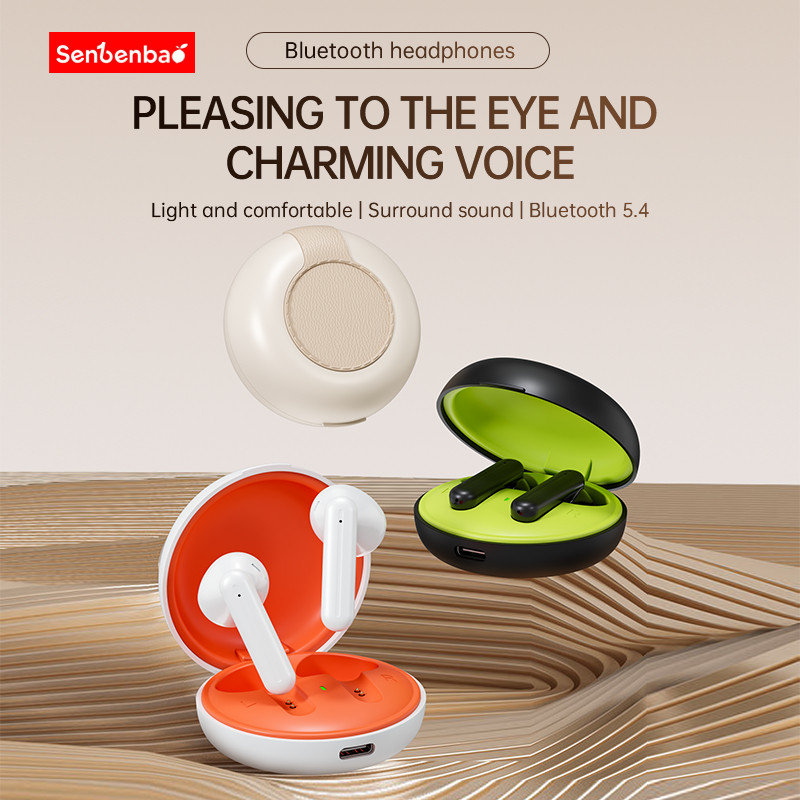 Senbenbao W30 / A6STWS Tai nghe không dây Bluetooth có mic, điều khiển cảm ứng, dành cho thể thao và game
