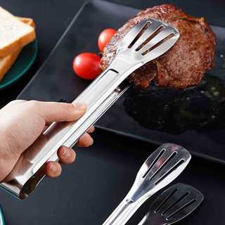 Kẹp Inox Gắp Bánh (U11) trộn salad thức ăn nhiều kích cỡ(Kẹp Gắp Chiên 3 Vạch) - SUNND