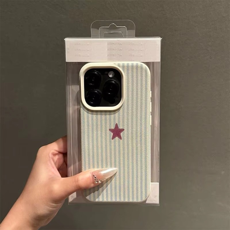 Vỏ Tương Thích Cho Vivo V50 V30 Y03 Y100 Y15 Y17 Y20i Y21S Y16 Y20 Y19S Y17S Y21 Y27 Y36 Y02S Y35 Y15S Y95 Y15A Y12 Y11 Y30 Y22 Y30i Y50 Y20S Y33S Vỏ Mềm Ngôi Sao Sọc Xanh