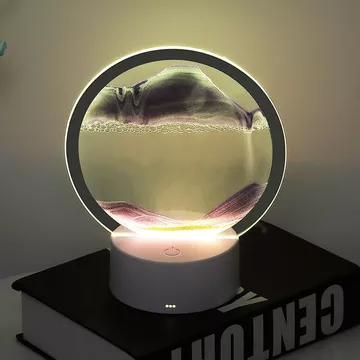 Đèn đầu giường phòng khách phòng khách đơn giản thủy tinh cát lún sơn hiên trang trí đèn bàn văn phòng phòng phòng ngủ