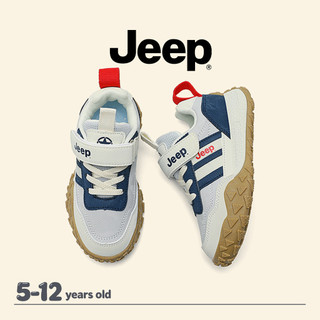 JEEP Giày Trẻ Em Bé Trai Bé Gái Mùa Thu Phong Cách Mới Chống Thấm Nước Chống Trơn Trượt Velcro Giày Thể Thao Thoải Mái