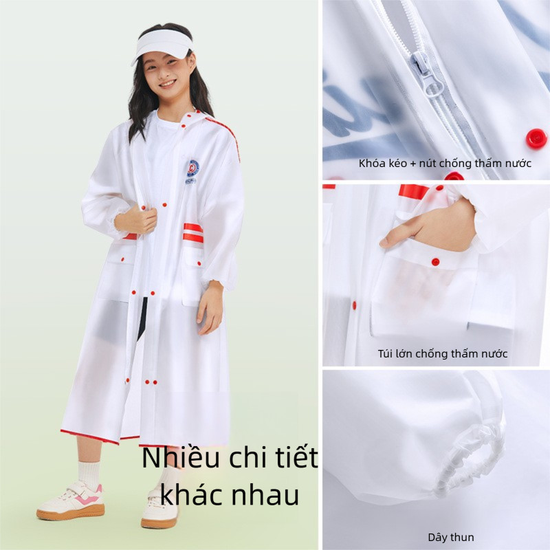Mẫu mã thời trang mới BỘ QUẦN ÁO đi mưa CAO CẤP cho bé từ 5 -15 tuổi - HÀNG LOẠI TỐT, SIÊU BỀN và chống thấm nước tốt.