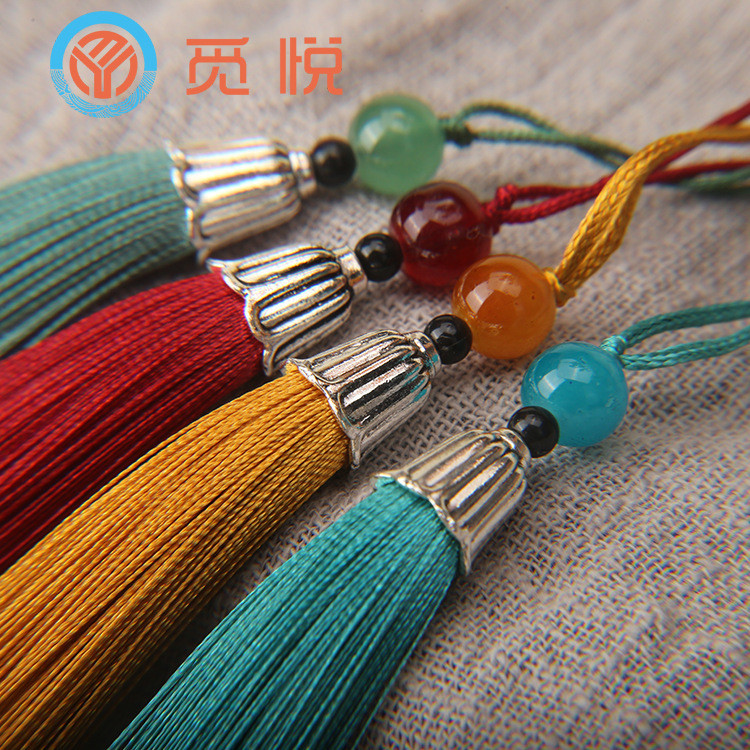 (5 cái)Tua rua cổ trang 8cm nhiều màu, Nguyên liệu làm trang sức cổ trang, Nguyên liệu DIY