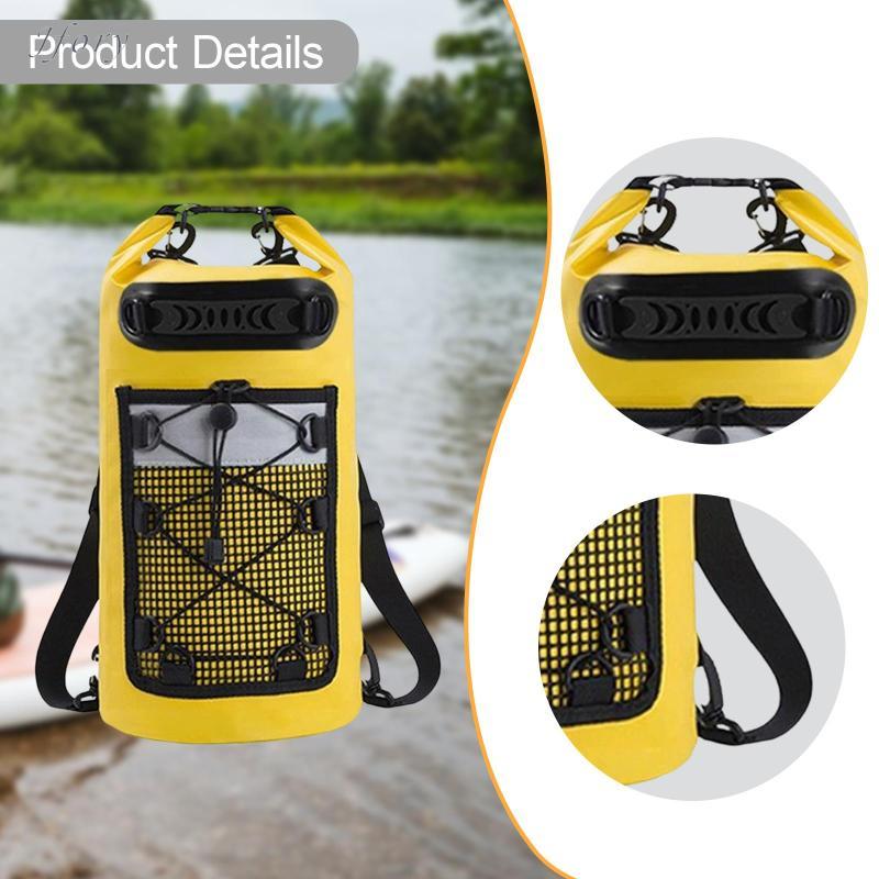 Ba lô nổi chống nước hạng nặng Jfory có tay cầm, chống nước IPX6, sức chứa, bơi lội, chèo thuyền kayak, cắm trại, câu cá và đi bè