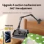 Giá đỡ máy tính bảng CATMALLER88, Giá đỡ điện thoại đầu giường xoay 360 độ có thể gập lại, Giá đỡ 3 phần cánh tay có thể điều chỉnh bền bỉ cho điện thoại Mini 5-12 inch cho