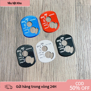Chụp ổ khóa xe máy bằng chất liệu nhôm cao cấp dán dễ dàng và bảo vệ ổ khóa hiệu quả cho đa dạng các dòng xe