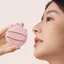 FAVORITEGOODS Bông Kẹo Mỹ Phẩm Puff Sponge, Di Động Kích Thước Lớn Đệm Không Khí Bột Puffs, Ướt / Khô Mềm Kem Nền Che Khuyết Điểm Dụng Cụ Trang Điểm