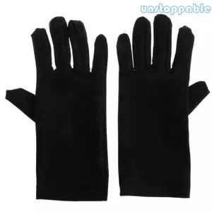 Unstop * Găng Tay Cotton Đen Găng Tay Trang Sức Cho Nam Nữ Khô Tay Nghệ Thuật Xử Lý Găng Tay Làm Việc Đồng Xu Trang Sức Kiểm Tra Glov