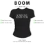 BOOM Áo Baby Tee Nữ Cotton Ôm Body-Áo Thun Ngắn Tay Y2K In Hình PhongCách Mùa Hè, Cổ Tròn Hàng Đầucách hàn quốc phong725