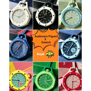 [Fast Ship] Đồng hồ AP X SWATCH Royal POP Phụ kiện đầy đủ Mới