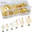 GCDHome 150 Chiếc Dây Thiết Bị Đầu Cuối Blo O Loại Lugs Phân Loại Lạnh ép Đồng Kết Nối Bộ Cho Bảng Điện Công Nghiệp Dây HOT