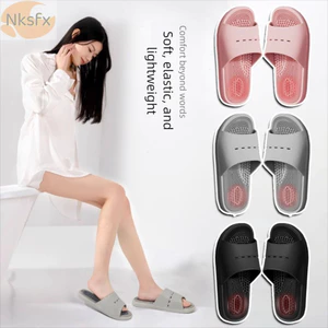 Dép Massage NKSFX, Dép Phòng Tắm Màu Trơn Trượt, Dép Cặp Đôi PVC Thoải Mái Cho Nam Nữ