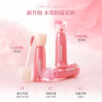 Colorkey Colorkey Water Mist Lip Gloss Matte White O344 Matte Chính Hãng Phong Cách Mới Son Bóng Cùng Phong Cách P307