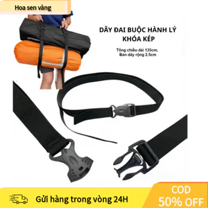 Dây Buộc Hành Lý Du Lịch Khóa Kép - Có Tay Cầm, Tiện Lợi Khi Di Chuyển