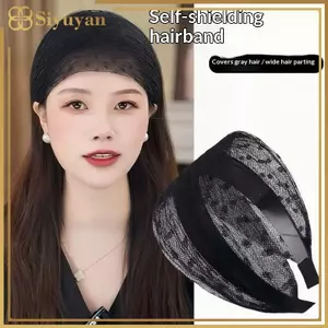Siyuyan Ren Rộng Bên Tóc Vòng Chống Trơn Trượt Rỗng Lưới Co Giãn Tóc Thoáng Khí Cho Bé Gái Đi Học Làm Hàng Ngày Mặc VN