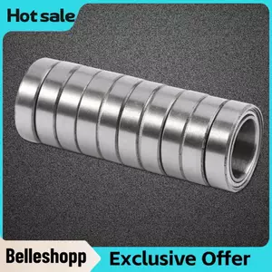 Belleshopp Phần mỏng được che chắn đôi Vòng bi tường mỏng 10154mm 6700ZZ 10 chiếc