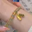 MAKY Hai Lớp Nữ Giả Ngọc Đính Hạt Vòng Tay Trang Sức Bé Gái Tiệc Cưới Hàn Quốc Món Quà Trang Sức VN