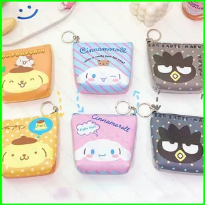 HT3 Sanrio HelloKitty Hoạt Hình Trẻ Em Kuromi Móc Khóa Túi Tai Nghe Túi Bảo Quản Ví Đựng Tiền Túi Đựng Tiền Xu Túi Xách Dễ Thương T