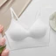 BRABRAA Small Bust Push Up Bras, Áo ngực không lưng màu trơn hình chữ U, Dây đeo mỏng vô hình có thể điều chỉnh Dây đeo đồ lót dành cho nữ
