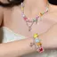 Thời Trang Nhiều Màu Sắc Nơ sel Nelaces Nữ Ngọt Ngào Dễ Thương Vòng Tay Bé Gái Phụ Kiện Trang Sức Dự Tiệc Quà Tặng [Mina]