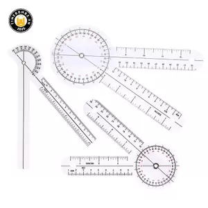 {TB & Bag} Thước đo nhịp tim 6 / 8Inch Thước đo khớp y tế Chỉnh hình Hiệu chỉnh Quy tắc góc Cột sống Thước góc ngón tay Thước đo góc.